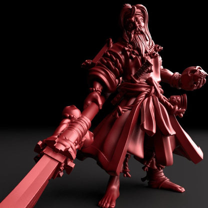 3D Printed Bestiary Vol. 5 Nafarrate Izanagi - 32mm Ragnarok D&D