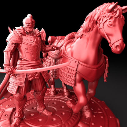 3D Printed Bestiary Vol. 5 Nafarrate - Oda Nobunaga 32mm Ragnarok D&D
