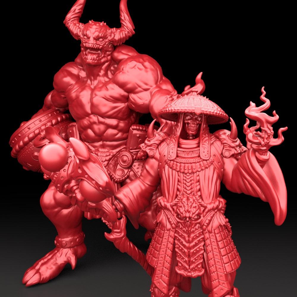3D Printed Bestiary Vol. 5 Nafarrate - Old Invoker 32mm Ragnarok D&D