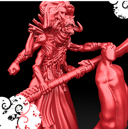 3D Printed Bestiary Vol. 5 Nafarrate - Shinigami 32mm Ragnarok D&D
