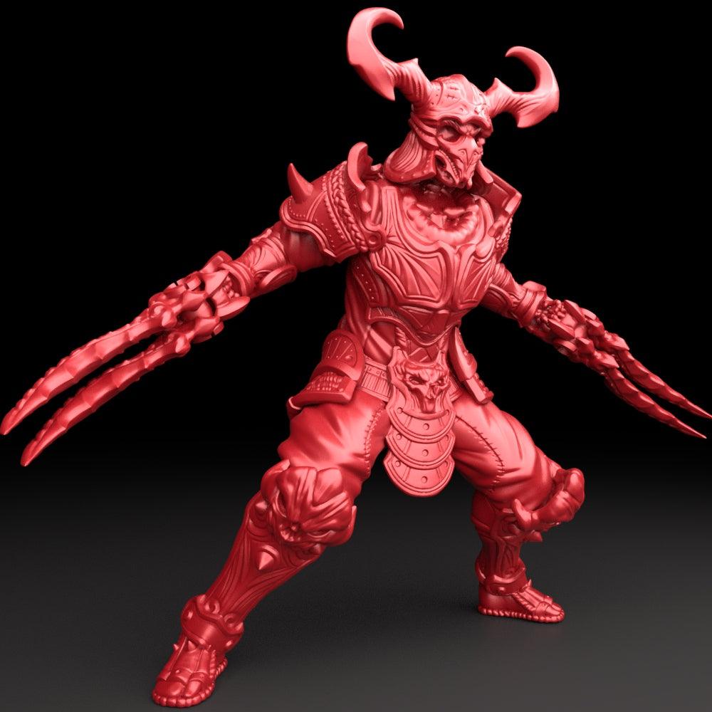 3D Printed Bestiary Vol. 5 Nafarrate - Skull Rogue 32mm Ragnarok D&D