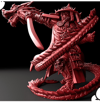 3D Printed Bestiary Vol. 5 Nafarrate - Susanoo 32mm Ragnarok D&D
