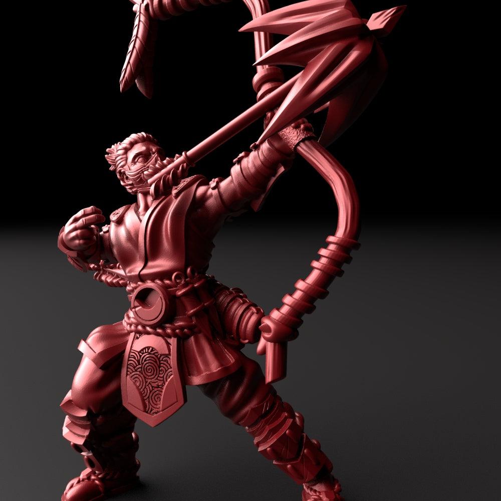 3D Printed Bestiary Vol. 5 Nafarrate - Tsukuyomi 32mm Ragnarok D&D