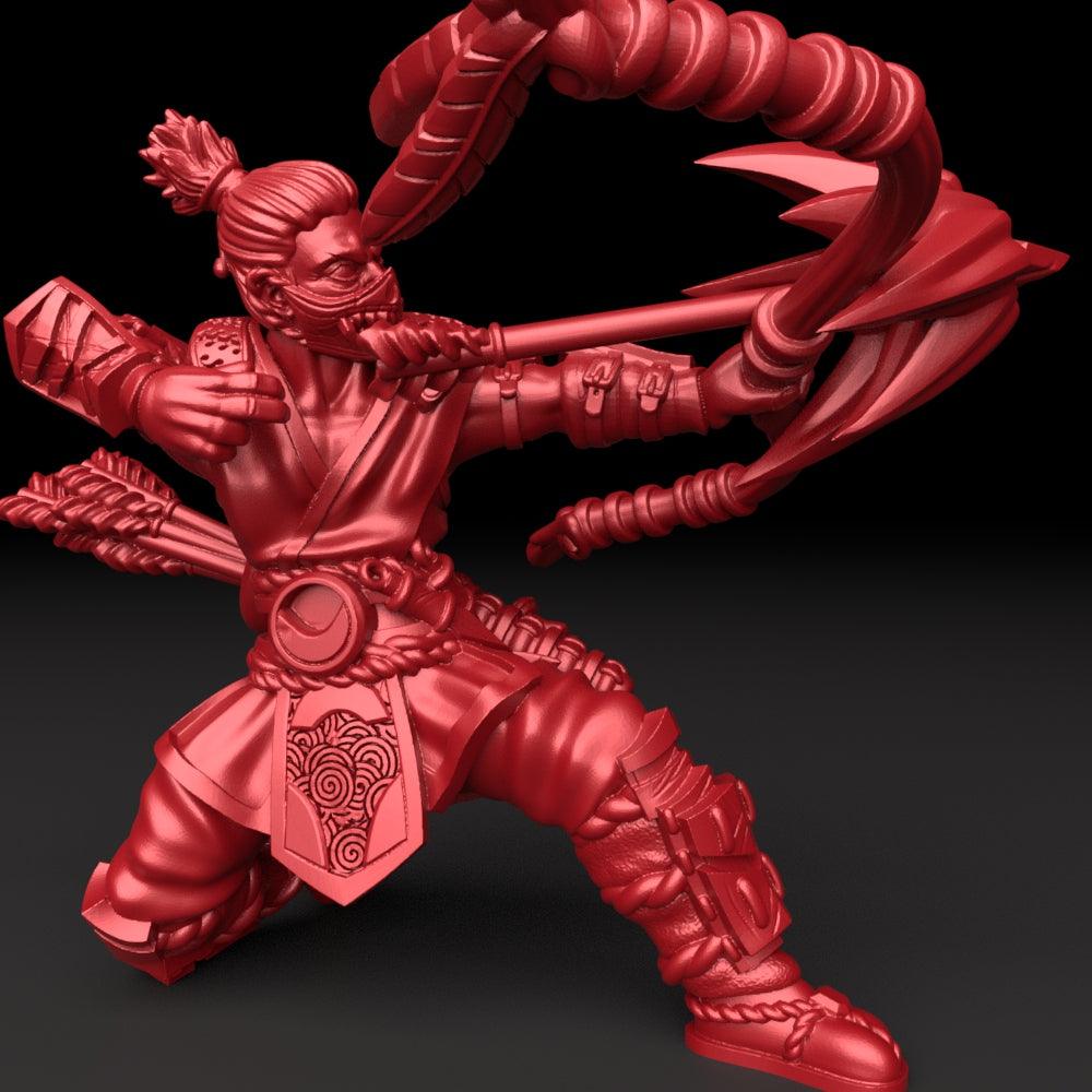 3D Printed Bestiary Vol. 5 Nafarrate - Tsukuyomi 32mm Ragnarok D&D