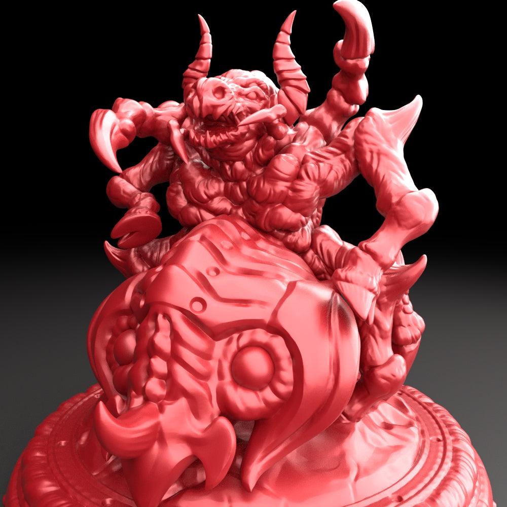 3D Printed Bestiary Vol. 5 Nafarrate - Ushi Oni 32mm Ragnarok D&D