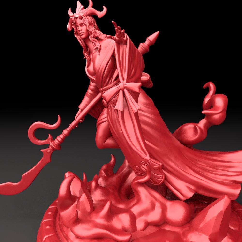 3D Printed Bestiary Vol. 5 Nafarrate - Yuki Ona 32mm Ragnarok D&D