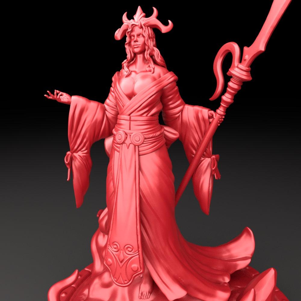 3D Printed Bestiary Vol. 5 Nafarrate - Yuki Ona 32mm Ragnarok D&D