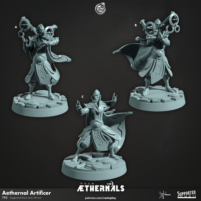 3D Printed Cast n Play Aethernal Artificer Aethernals Collection 28mm 32mm D&D