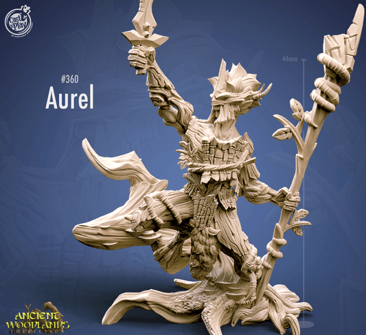 3D Printed Cast n Play Aurel Ancient Woodlands - 28mm 32mm D&D