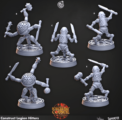 3D Printed Cast n Play Construct Legion Hitters Sorcerers Council 28mm 32mm D&D