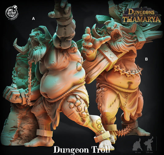 3D Printed Cast n Play Dungeon Trolls Dungeons of Thamarya 28mm 32mm D&D