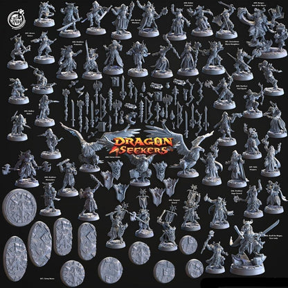 3D Printed Cast n Play Falcon Glider Dragon Seekers 28mm 32mm D&D