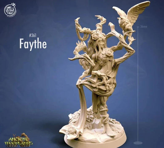 3D Printed Cast n Play Faythe Druid Ancient Woodlands 28mm 32mm D&D