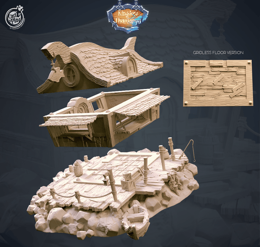 3D Printed Cast n Play Fisher's House Kingdom Of Thamarya 28mm 32mm D&D