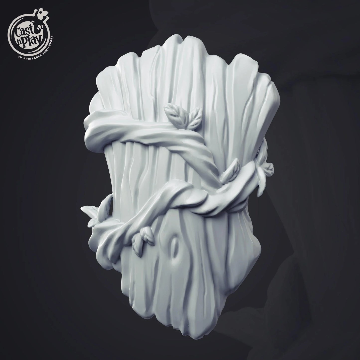 3D Printed Cast n Play Forest Creature Shield 28mm 32mm D&D