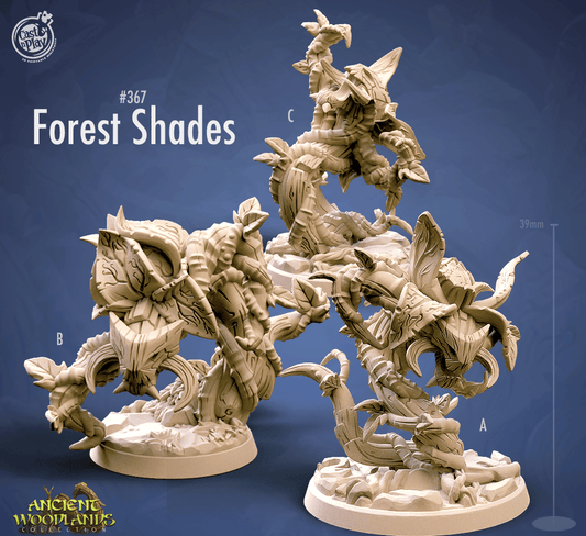 3D Printed Cast n Play Forest Shades Ancient Woodlands - 28mm 32mm D&D
