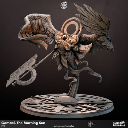 3D Printed Cast n Play - Gamael The Morning Sun 28mm 32mm D&D