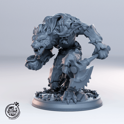 3D Printed Cast n Play Gnoll Leader Set Townsfolk 28mm 32mm D&D