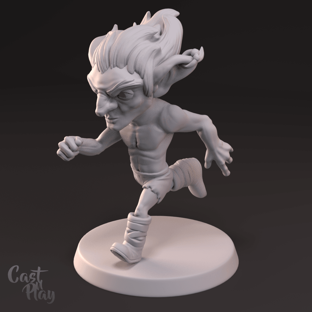 3D Printed Cast n Play - Goblins 28mm 32mm D&D