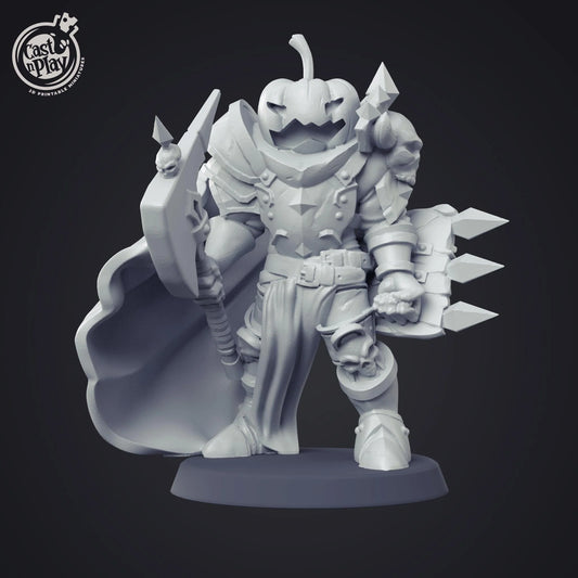 3D Printed Cast n Play Halloween Warrior 28mm 32mm D&D