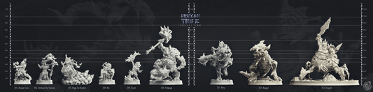 3D Printed Cast n Play Hegg The Bomber Goblin UruCan Tribe 28mm 32mm D&D