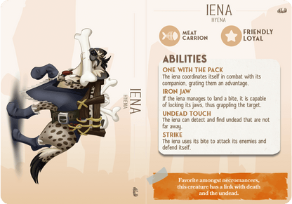 3D Printed Cast n Play Iena - The Hyena Companions 28mm 32mm D&D
