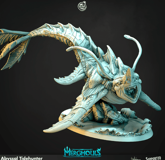 3D Printed Cast n Play Merghouls Abyssal Tidehunter 28mm 32mm D&D