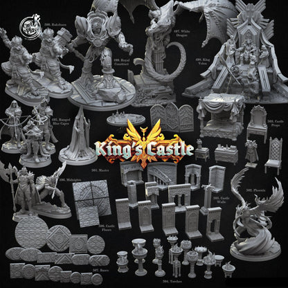 3D Printed Cast n Play Midnights 28mm 32mm D&D