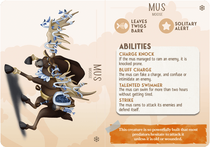 3D Printed Cast n Play Mus - The Moose Companions 28mm 32mm D&D
