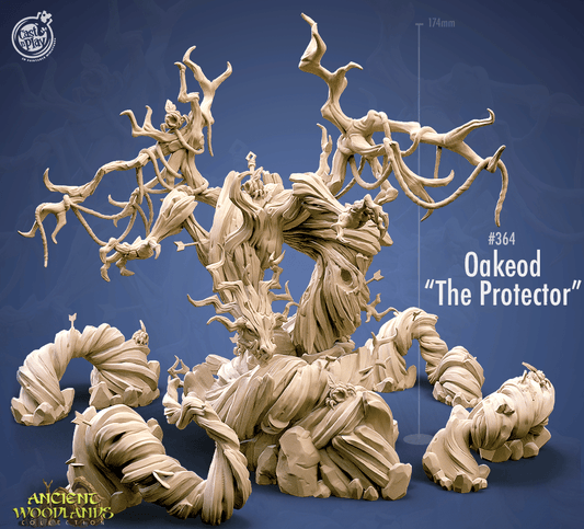 3D Printed Cast n Play Oakeod Protector Ancient Woodlands - 28mm 32mm D&D
