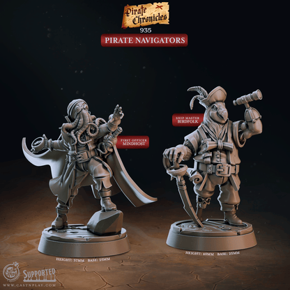 3D Printed Cast n Play Pirate Chronicles Collection 28mm 32mm D&D