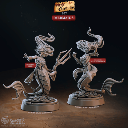 3D Printed Cast n Play Pirate Chronicles Collection 28mm 32mm D&D