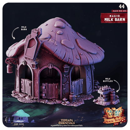 3D Printed Cast n Play Red Magic Spa Set 28mm 32mm D&D