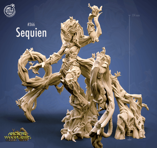 3D Printed Cast n Play Sequien Ancient Woodlands - 28mm 32mm D&D