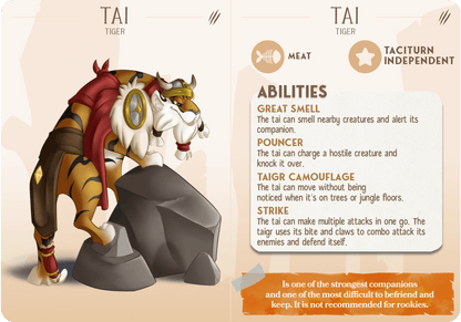 3D Printed Cast n Play Tai - The Tiger Companions 28mm 32mm D&D
