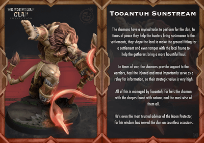 3D Printed Cast n Play Tooantuh Sunstream 28mm 32mm D&D