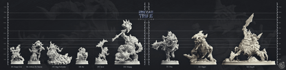 3D Printed Cast n Play Torrat 28mm 32mm D&D