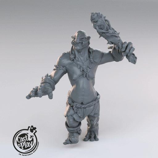 3D Printed Cast n Play Trolls 28mm 32mm D&D