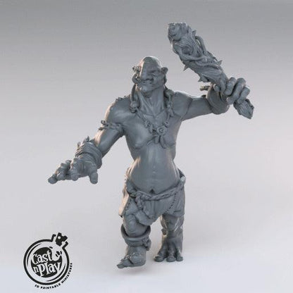 3D Printed Cast n Play Trolls 28mm 32mm D&D