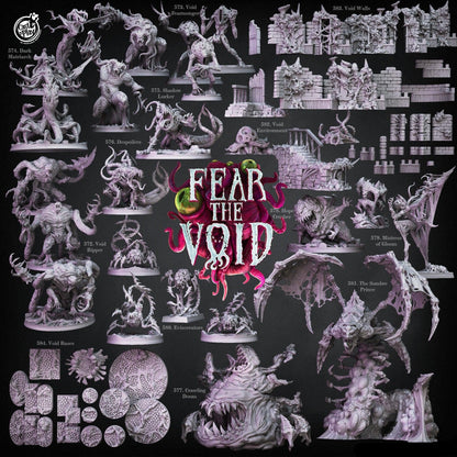 3D Printed Cast n Play Void Walls Terrain Fear the Void 28mm 32mm D&D