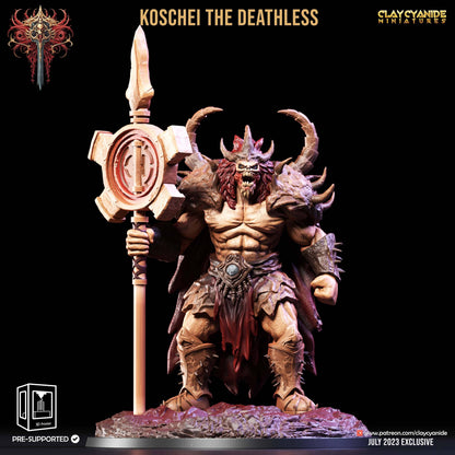 3D Printed Clay Cyanide ACT 1 The Ressurection of Chernobog 28 32 mm D&D