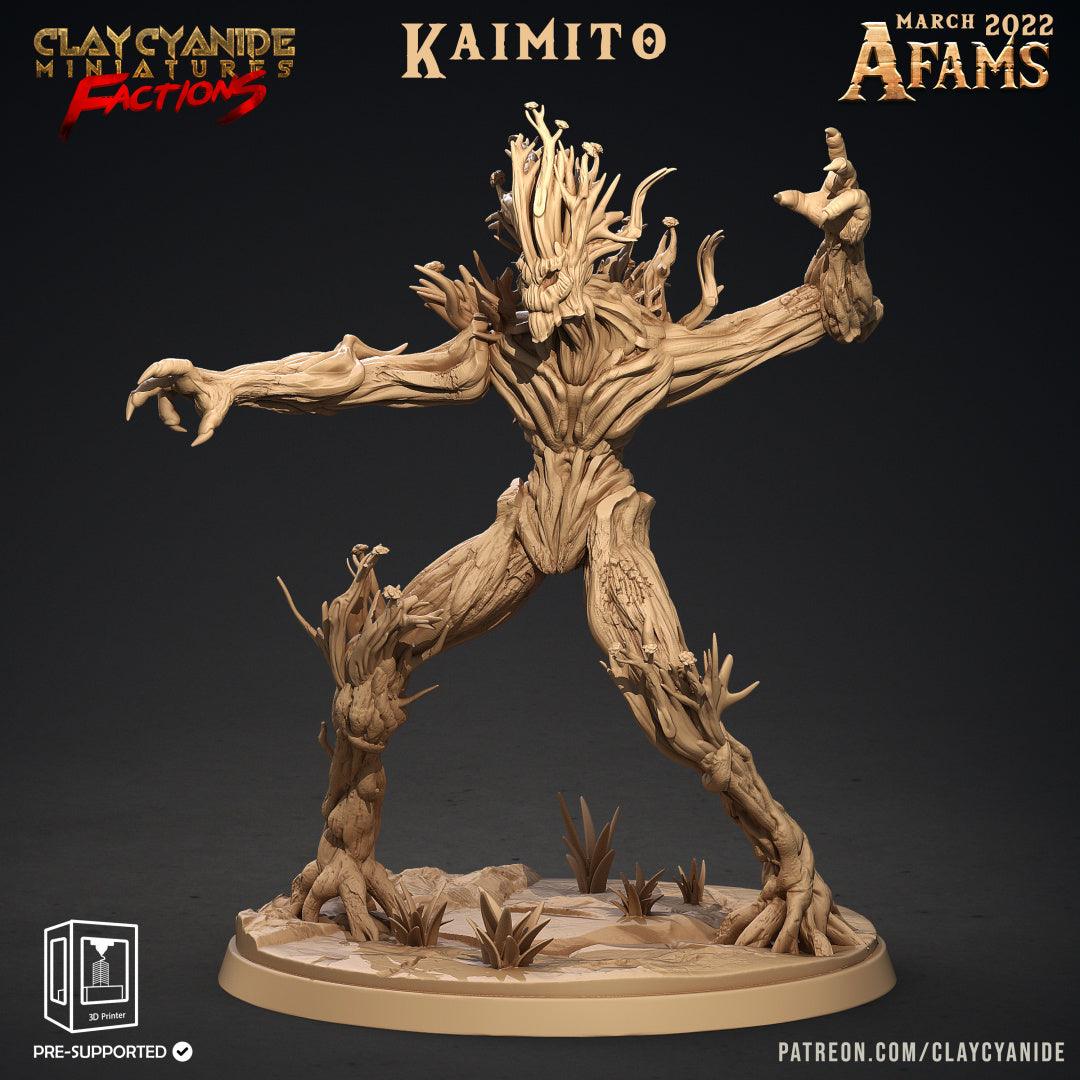 3D Printed Clay Cyanide Afams Treefolk Treant Factions Ragnarok D&D