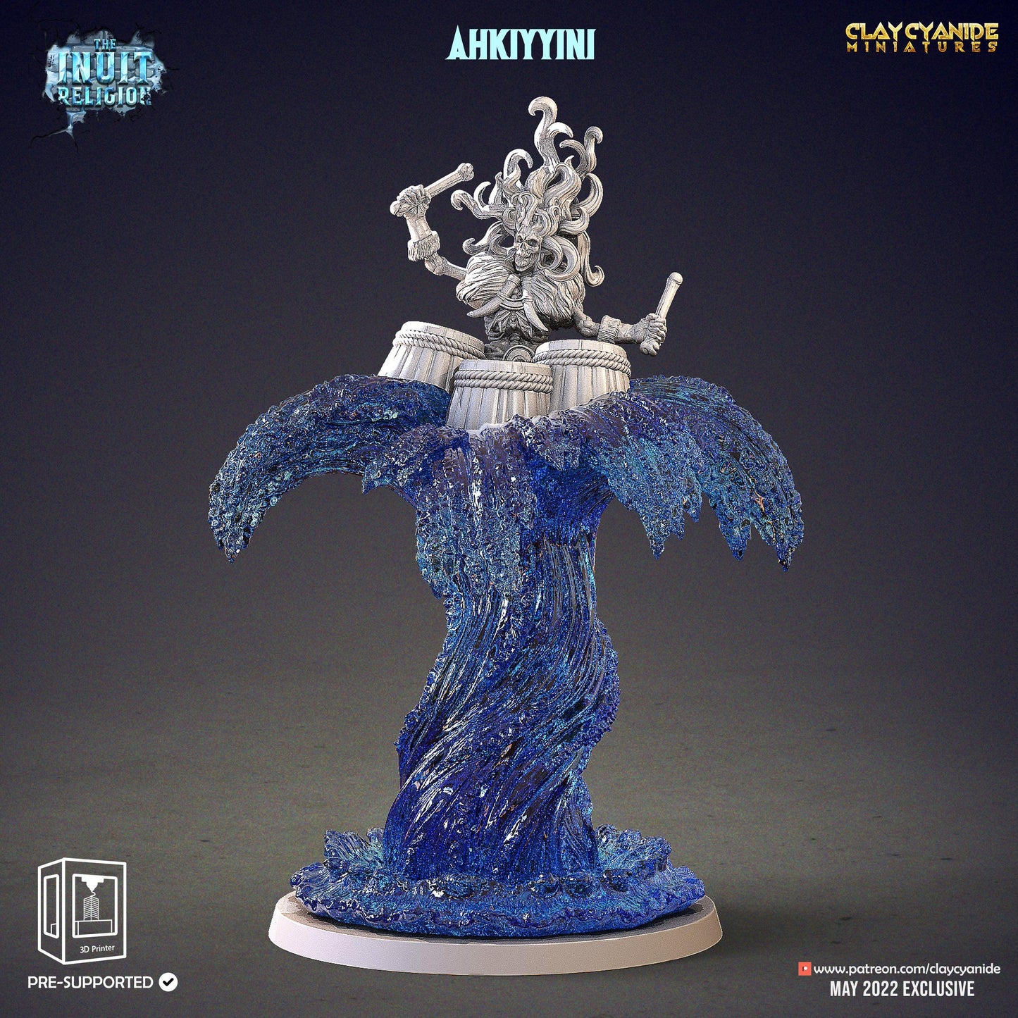 3D Printed Clay Cyanide Ahkiyyini Inuit Religion Ragnarok D&D