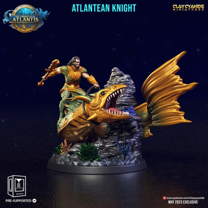3D Printed Clay Cyanide Atlantean Knights The Chronicles of Atlantis 28 32 mm D&D