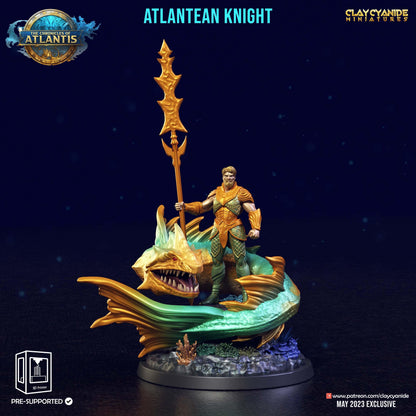3D Printed Clay Cyanide Atlantean Knights The Chronicles of Atlantis 28 32 mm D&D