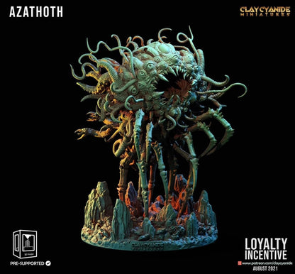 3D Printed Clay Cyanide - Azathoth the God of Chaos 28mm 32mm D&D