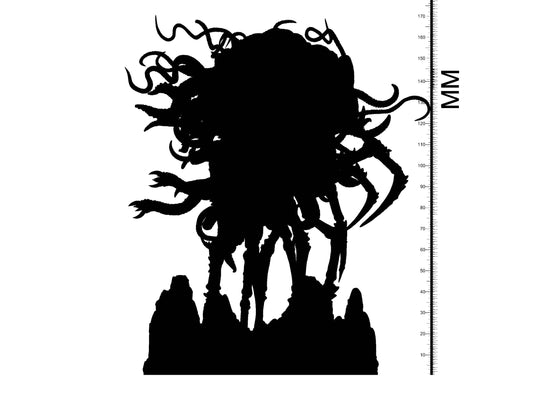 3D Printed Clay Cyanide - Azathoth the God of Chaos 28mm 32mm D&D