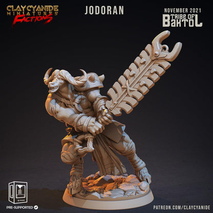 3D Printed Clay Cyanide Baktols Bull Minitours Factions Ragnarok D&D
