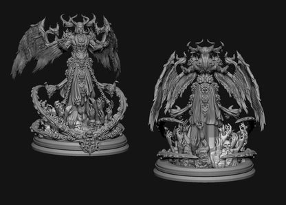 3D Printed Clay Cyanide Belial Princes of Hell Ragnarok D&D