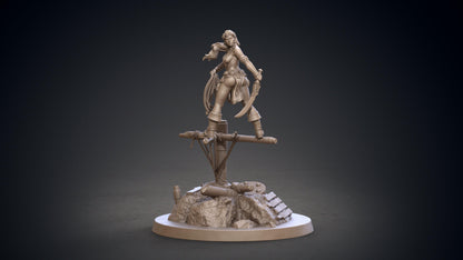 3D Printed Clay Cyanide Belit Hyborean Age Ragnarok D&D